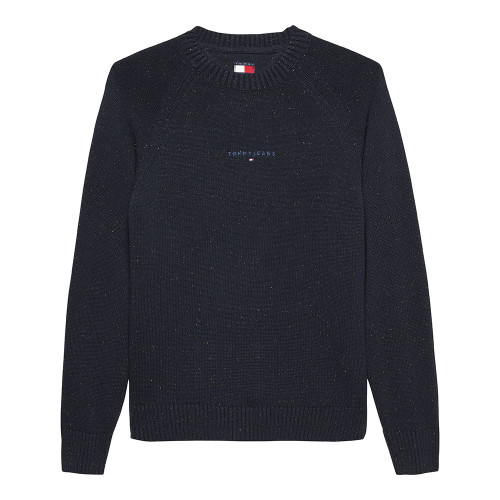 Tommy Hilfiger Ανδρική πλεκτή μπλούζα Linear Logo Raglan Sleeve Slim Jumper